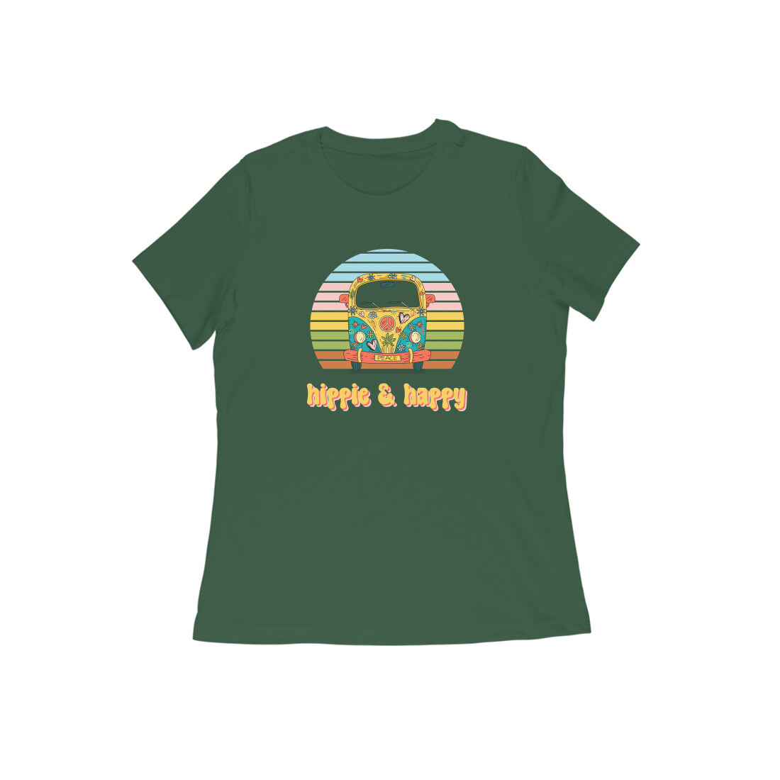 Hippie & Happy Women's T-Shirt