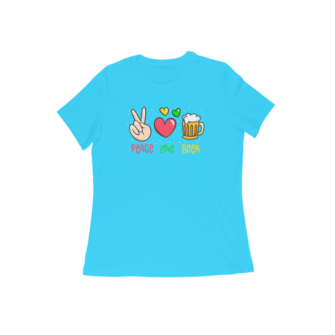 Peace Love Beer Women's T-Shirt