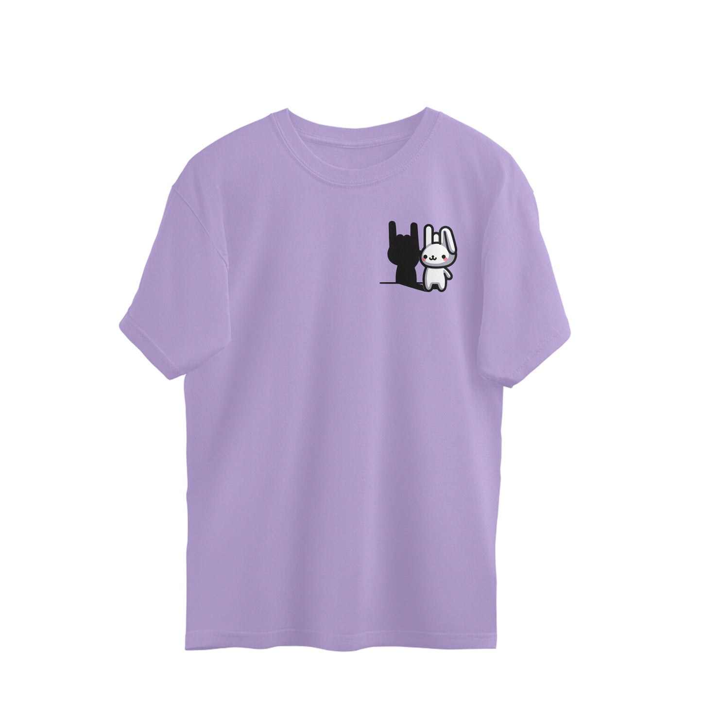 Metal Bunny Unisex Oversized T-Shirt