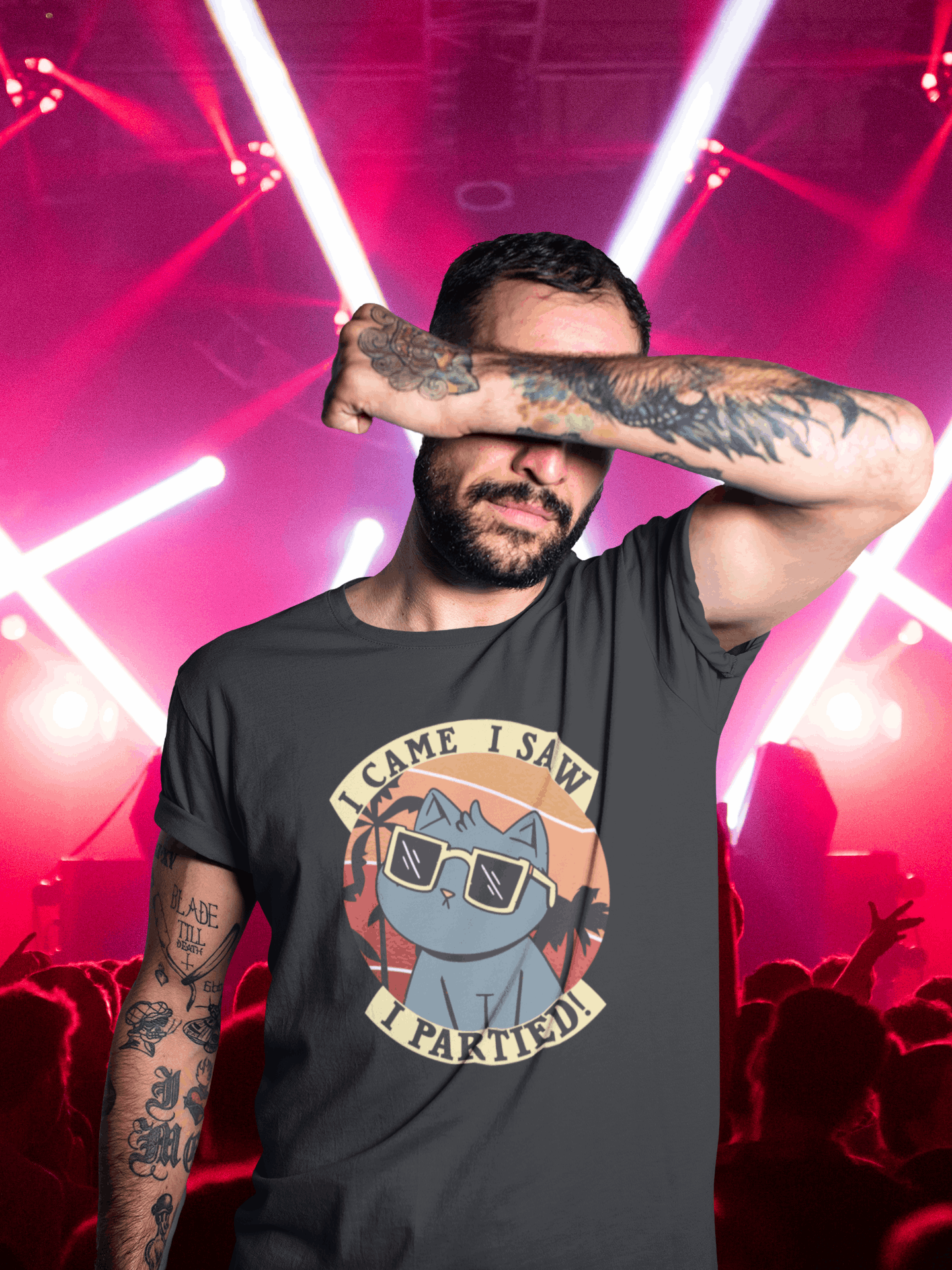 I Came I Saw I Partied Men's T-Shirt