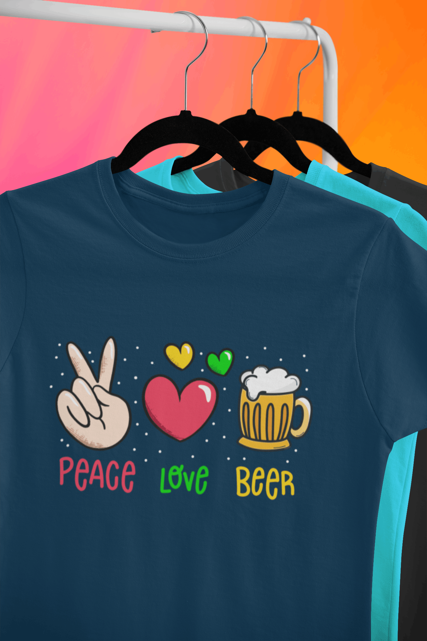 Peace Love Beer Women's T-Shirt