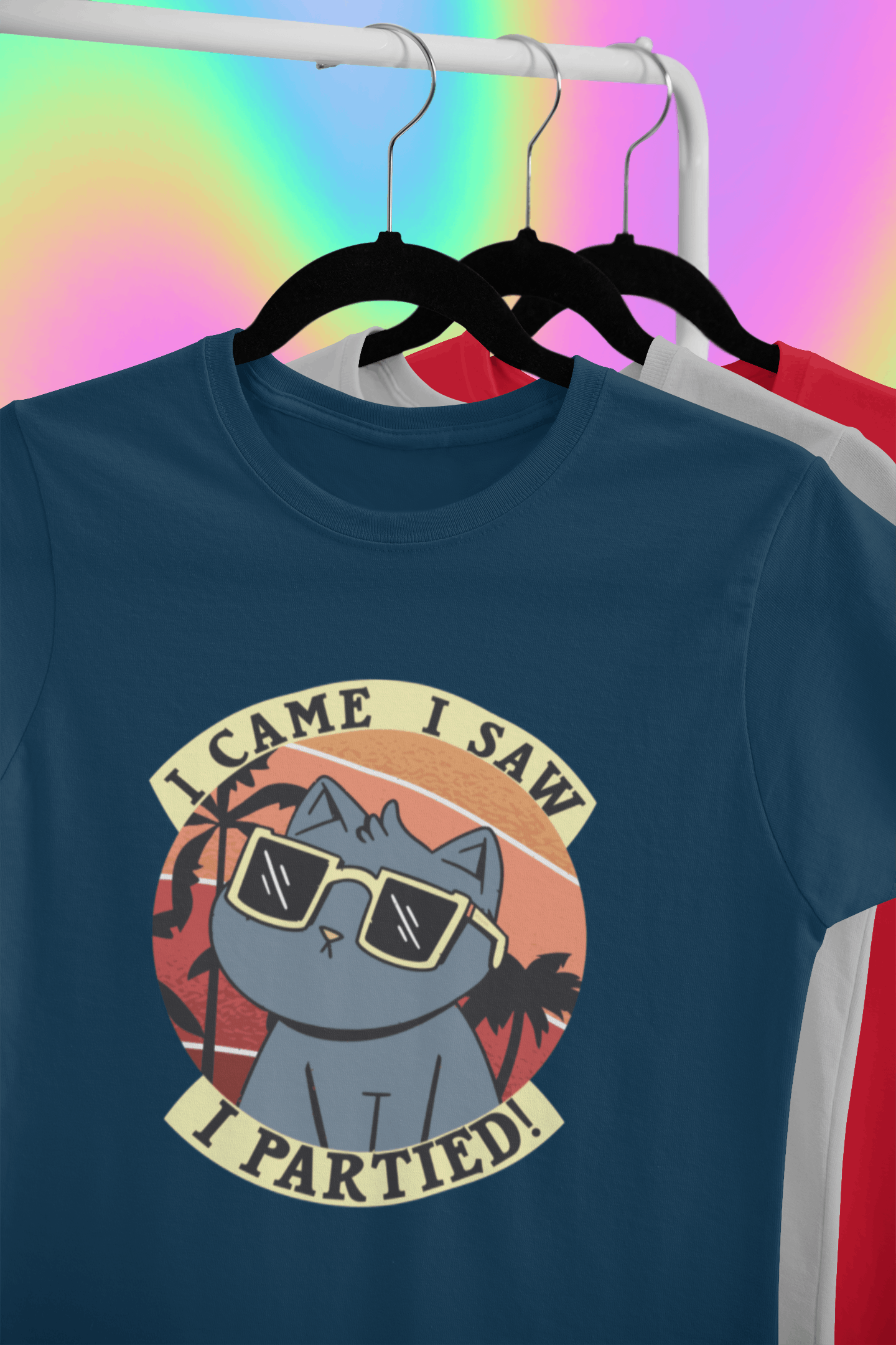 I Came I Saw I Partied Men's T-Shirt