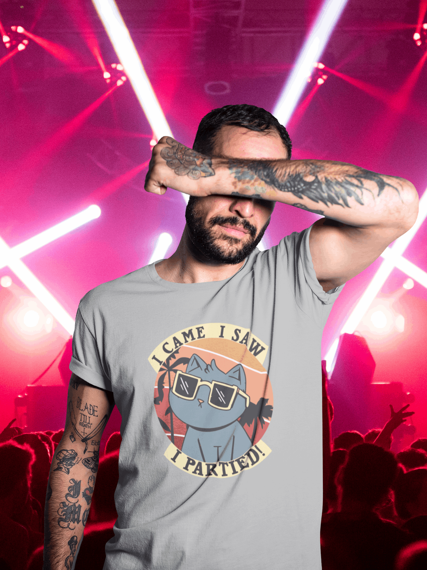 I Came I Saw I Partied Men's T-Shirt