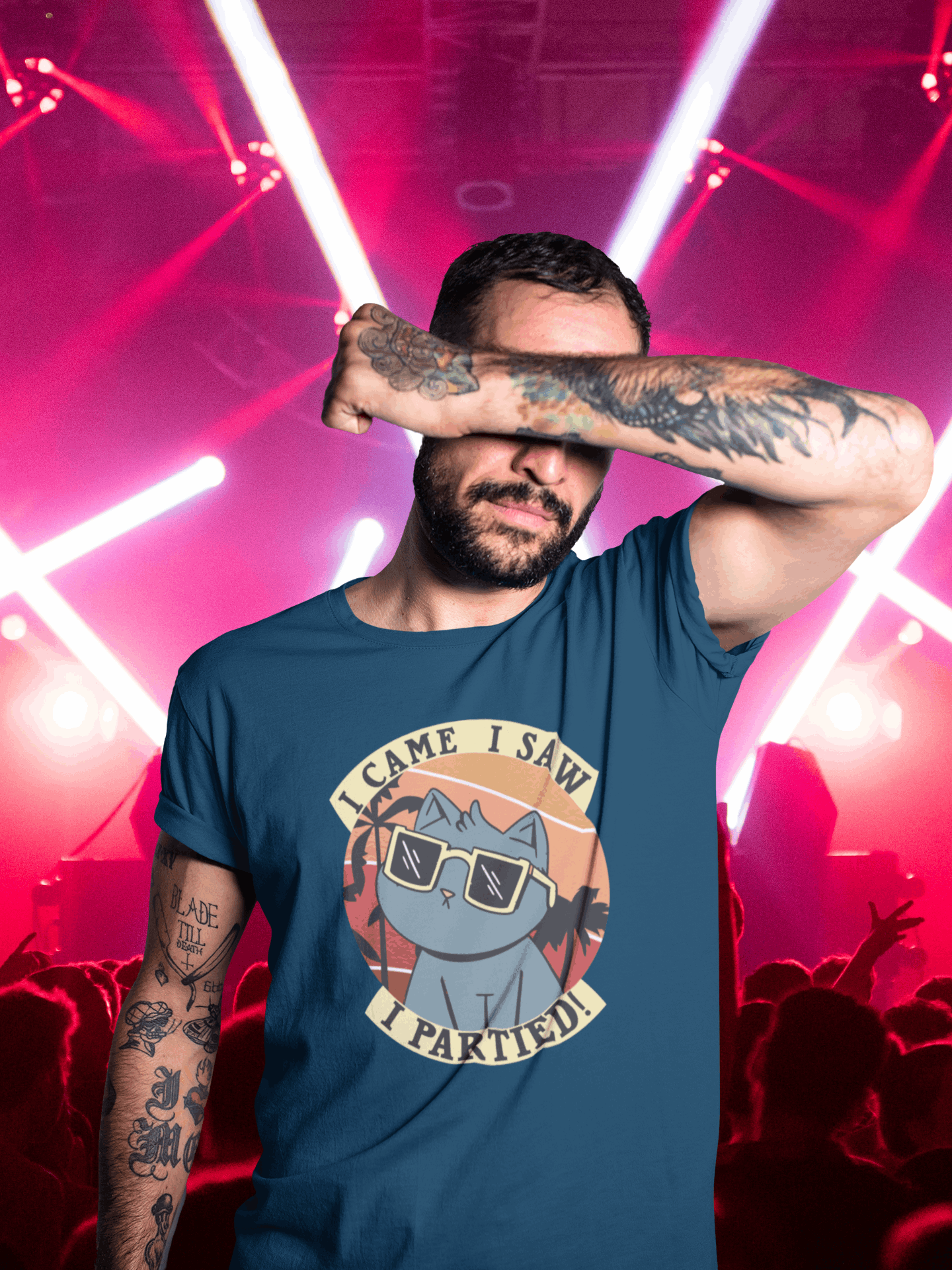I Came I Saw I Partied Men's T-Shirt