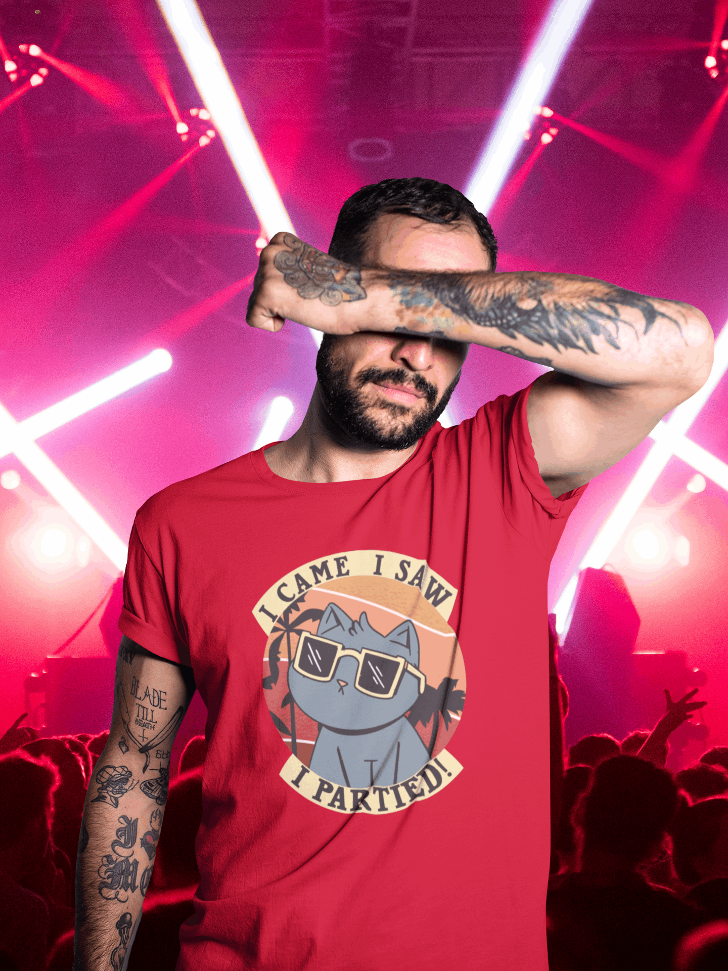 I Came I Saw I Partied Men's T-Shirt