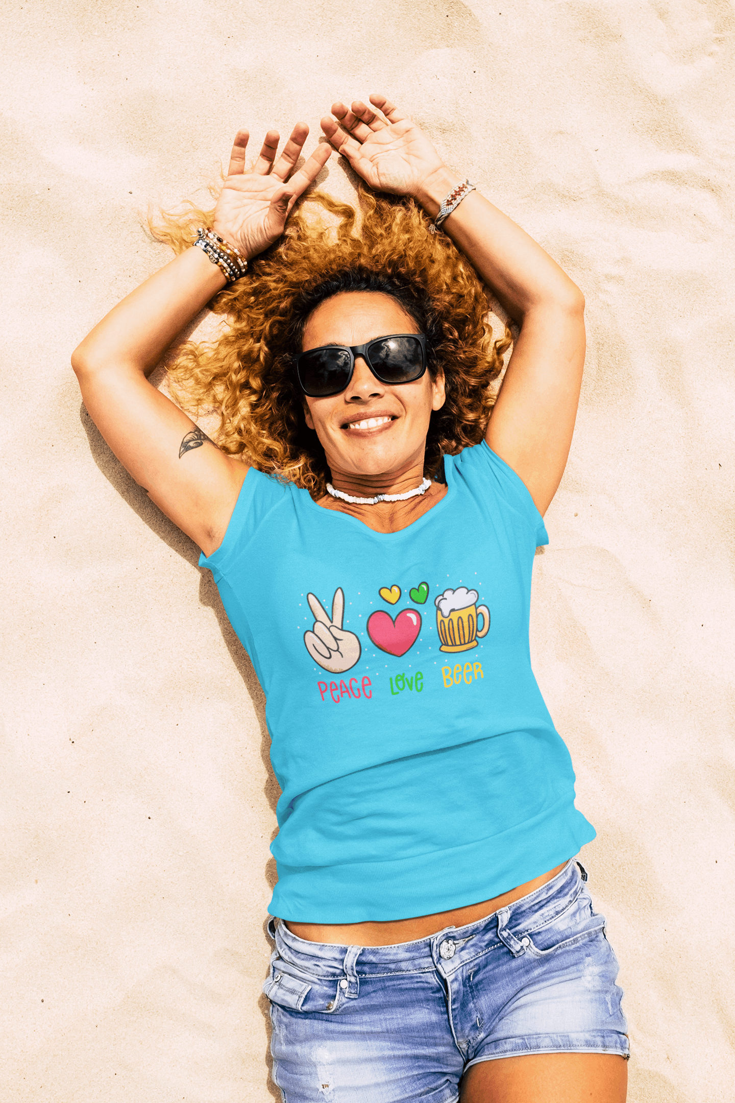 Peace Love Beer Women's T-Shirt
