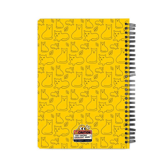 Cat & Coffee Spiral Notebook