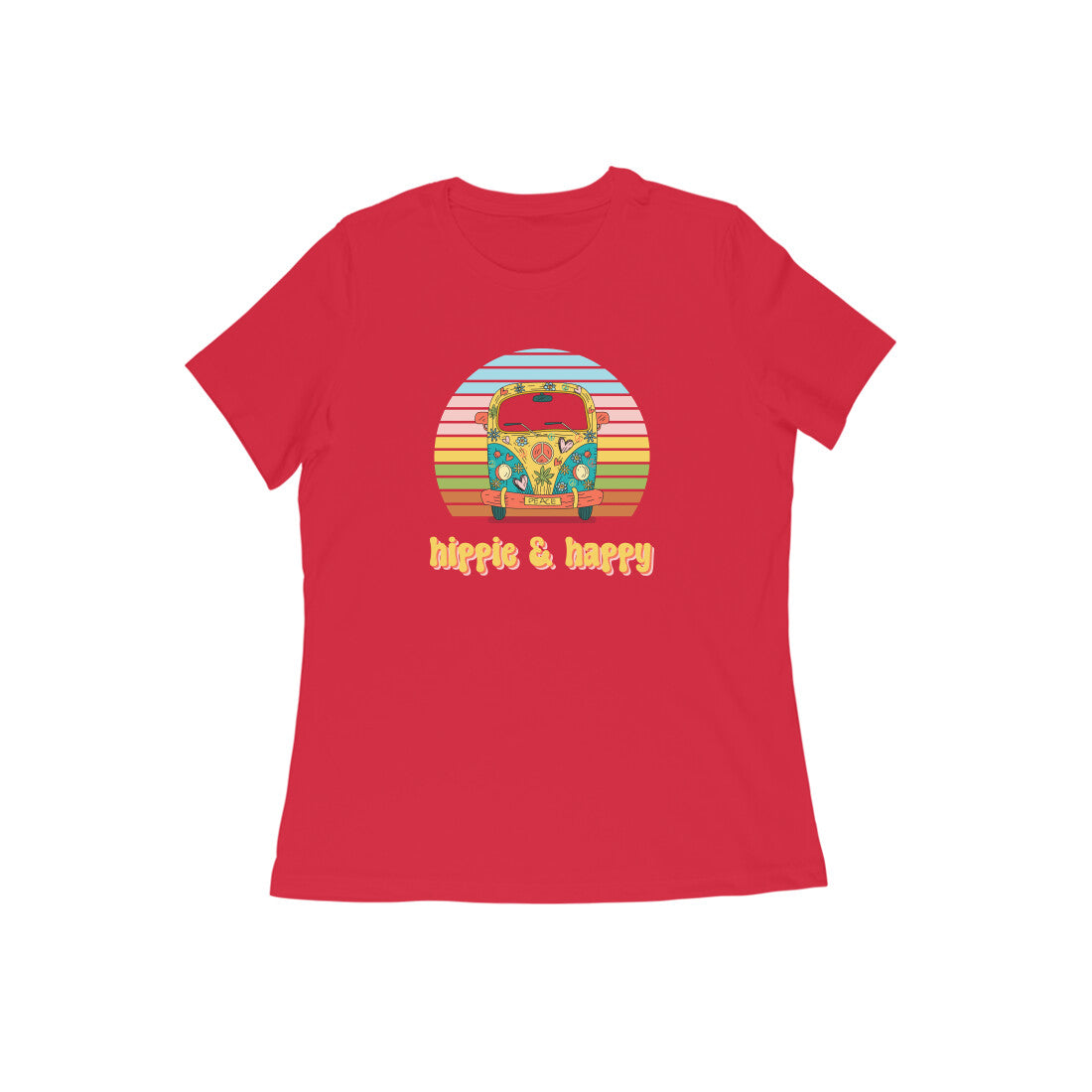 Hippie & Happy Women's T-Shirt