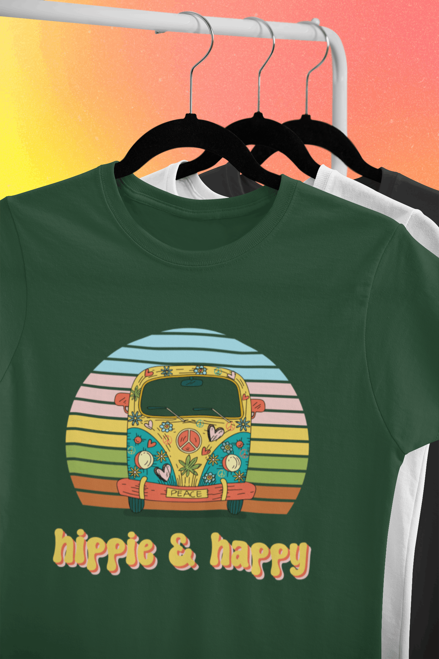 Hippie & Happy Women's T-Shirt