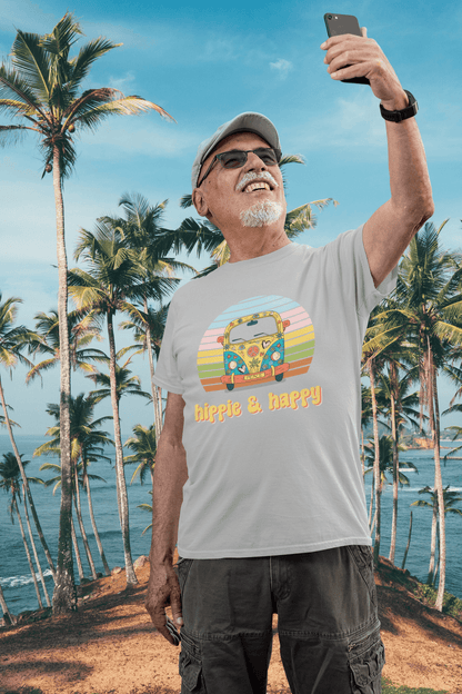 Hippie and Happy Men's T-Shirt