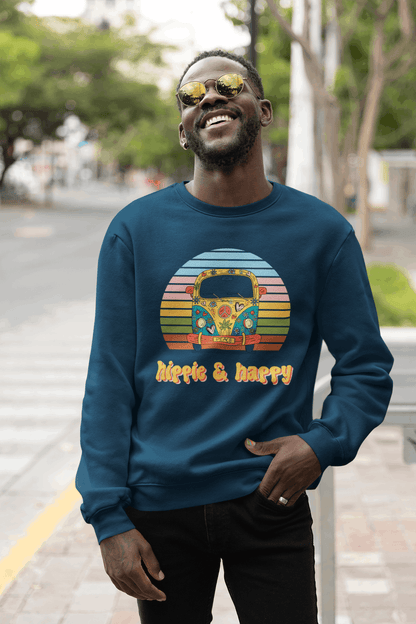 Hippie and Happy Unisex Sweatshirt