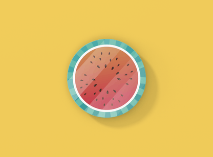 Slice o' Melon Coaster