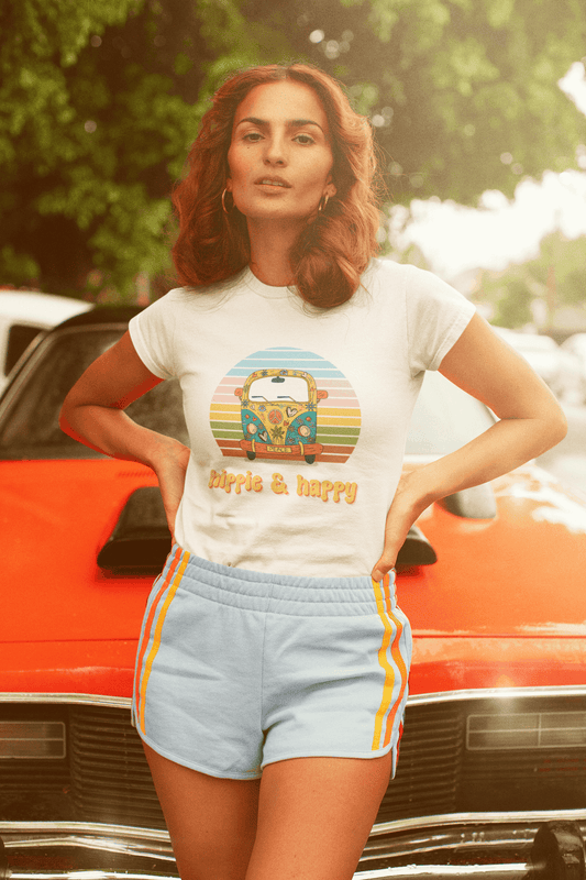 Hippie & Happy Women's T-Shirt